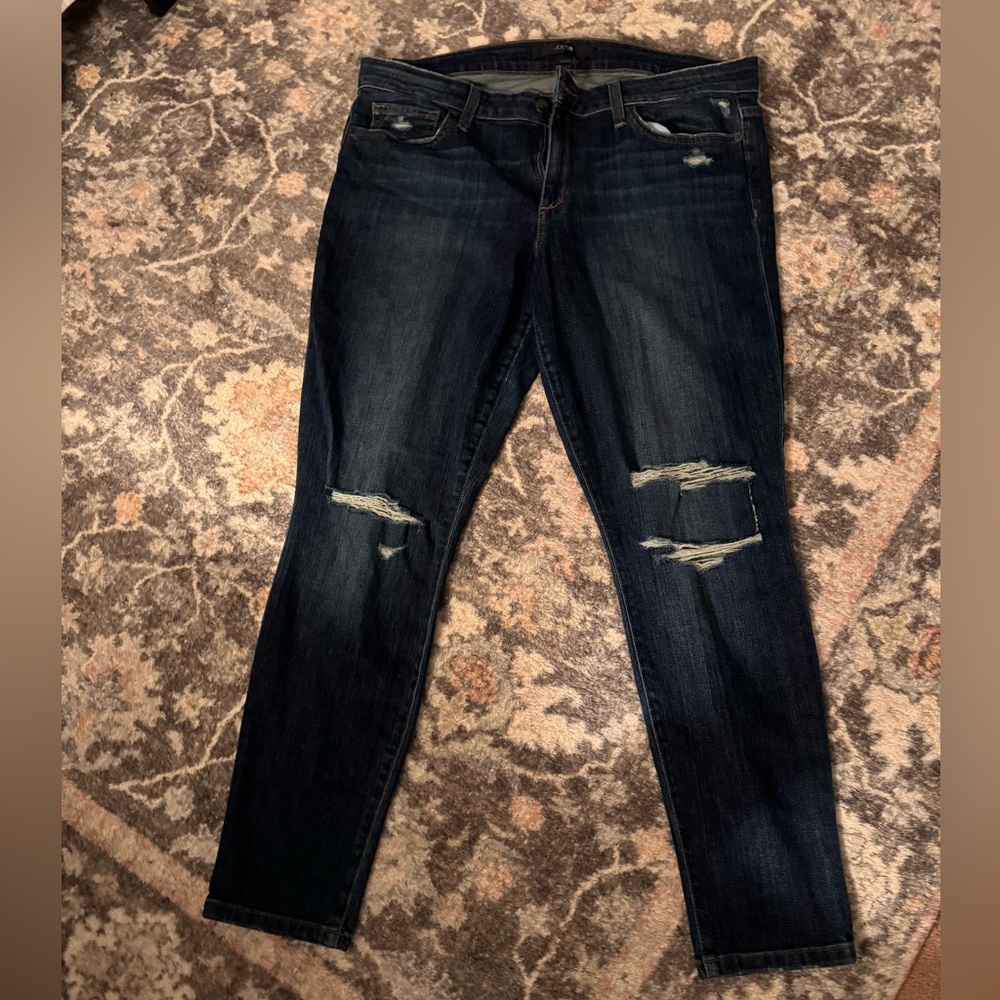Joe's Jeans Blue Skinny Distressed Denim